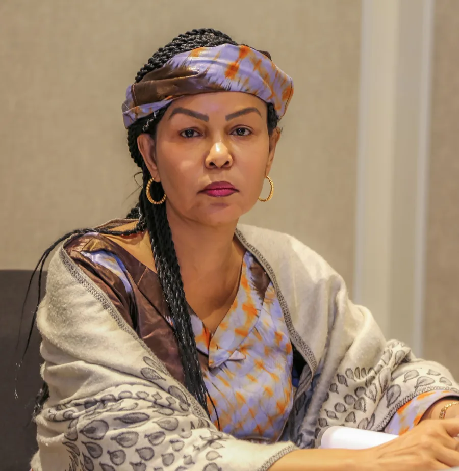Portrait de Fatima Haram Acyl, Ministre des Mines, du Pétrole et de la Géologie