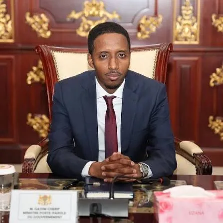 Portrait de Gassim Cherif, Ministre de la Communication, Porte-Parole du Gouvernement