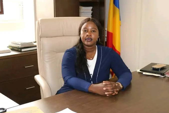 Portrait de Kitoko Gata Ngoulou, Ministre d'État, Ministre de la Femme, de la Protection de la Petite Enfance